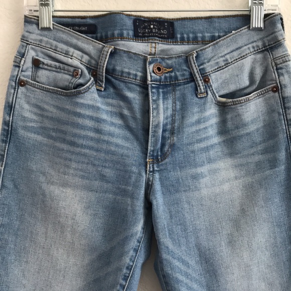 LUCKY BRAND SWEET STRAIGHT JEANS Size 27/4 MAKE AN OFFER! - Picture 3 of 7